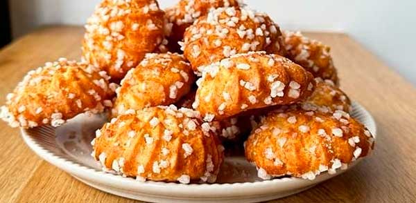 Chouquettes au sucre perlé